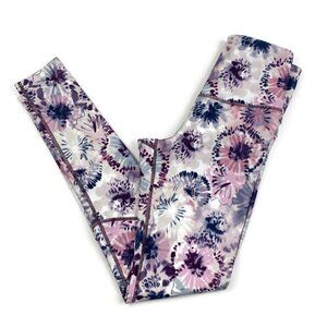 Manduka Tie Dye Color Burst Yoga/Activewear Hi-Rise Leggings Women's Size XS